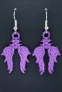 Angel Wing Embroidered Earrings - Image 2