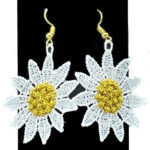 Daisy Earrings with Gold C SB