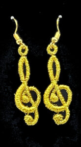 Music Clef Gold Metallic C SB